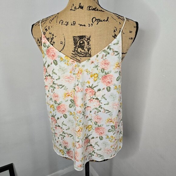 Forever 21 Pink Floral Feminine Camisole - Picture 3 of 8
